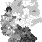 Mapping local deviations from regional voting patterns in Germany 7