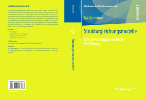 Lehrbuch Strukturgleichungsmodelle (SEM)