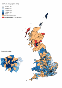 Elections in Europe: A map of UKIP losses in 2017