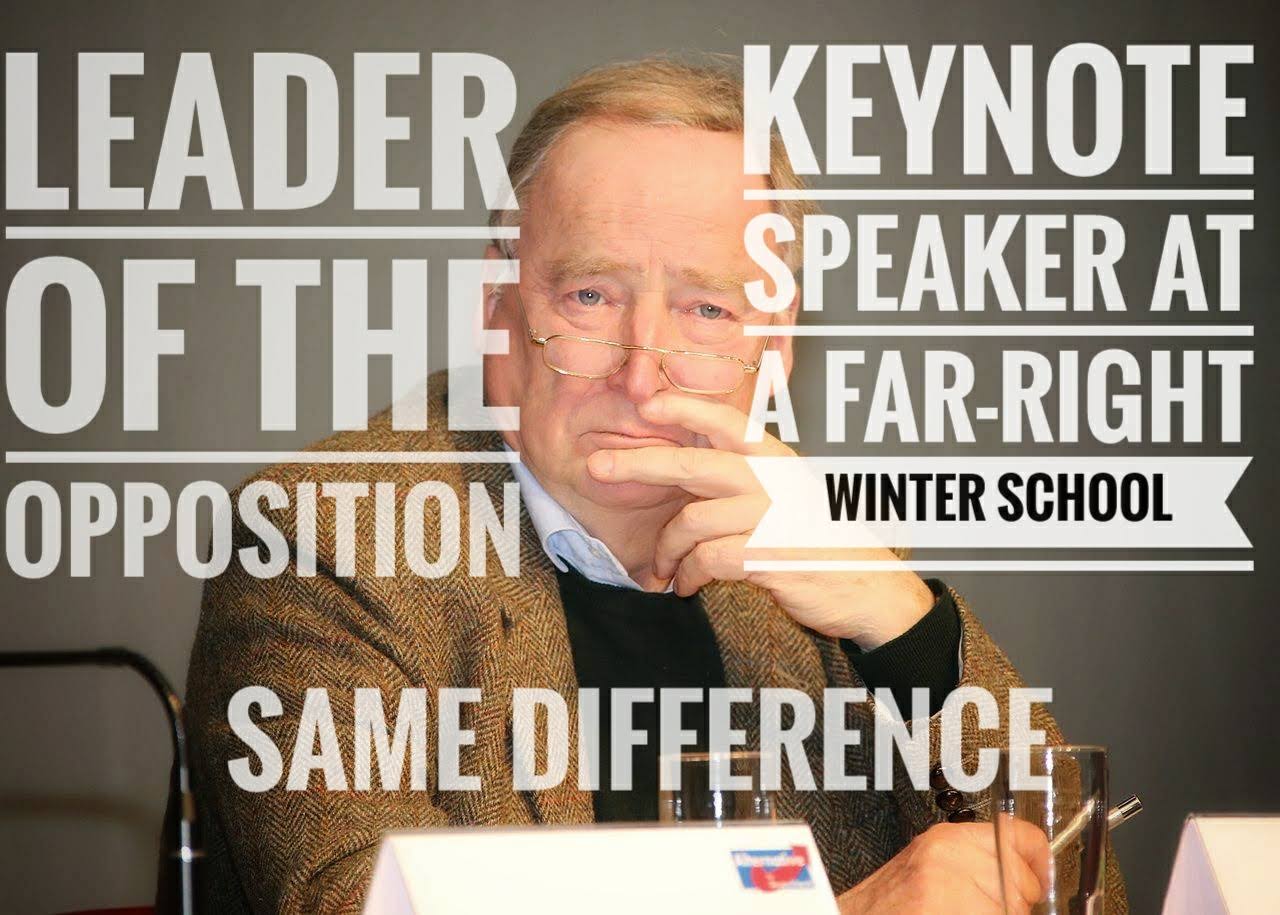 Schnellroda: AfD leader Gauland speaks at the New Right "winter school" - kai arzheimer