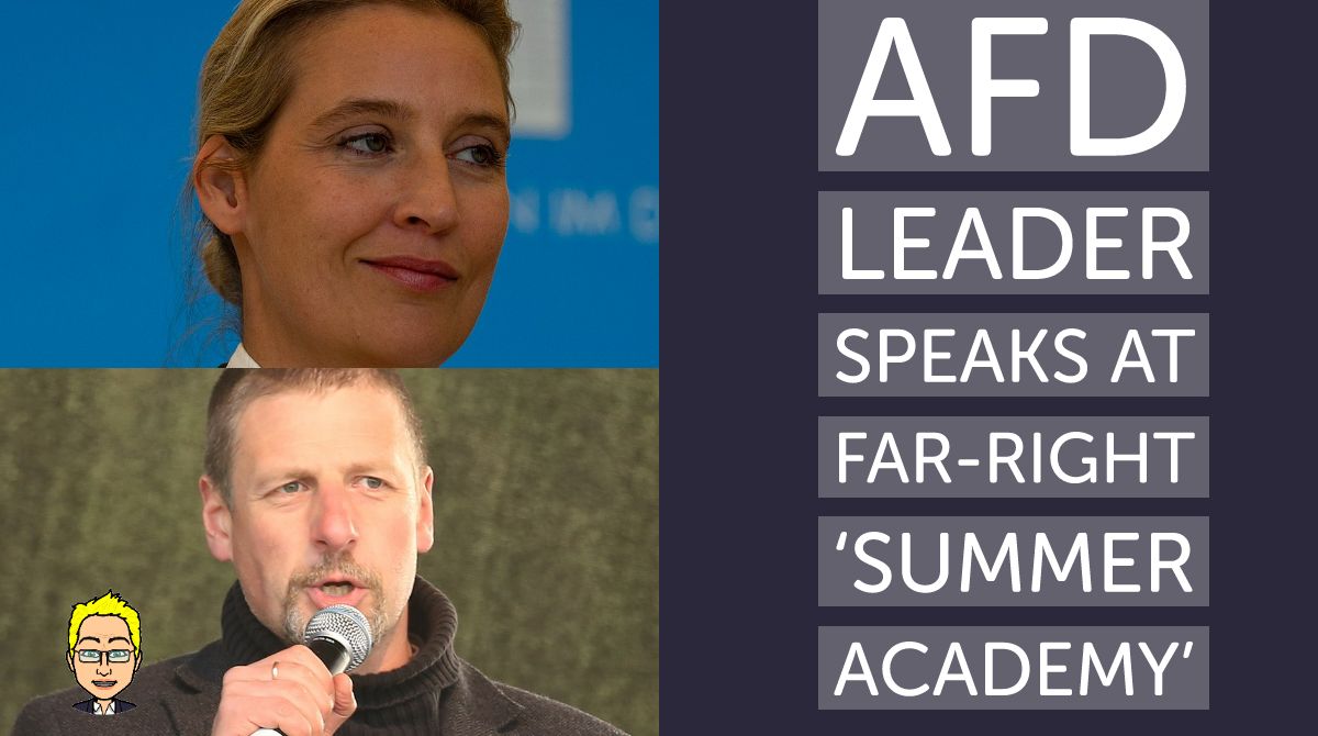 Another AfD leader speaks at a far-right "institute" 1