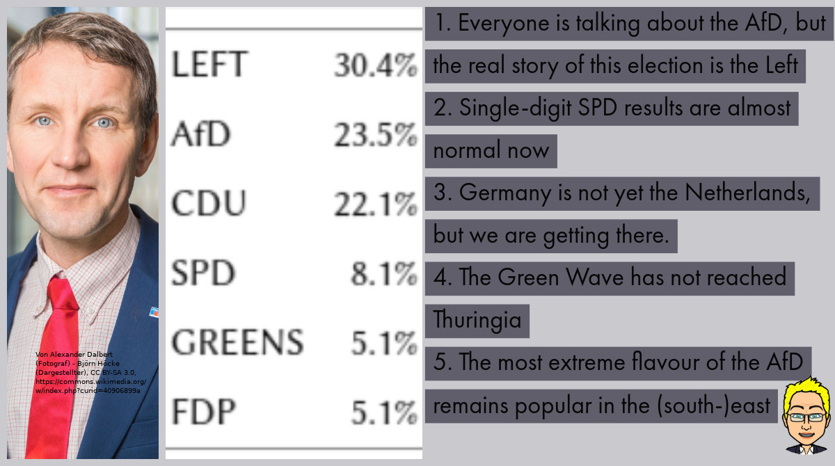 5 quick hits on the state election in Thuringia - kai arzheimer