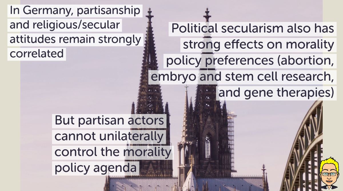 Germany is a religious world country, but its population is more and more secular