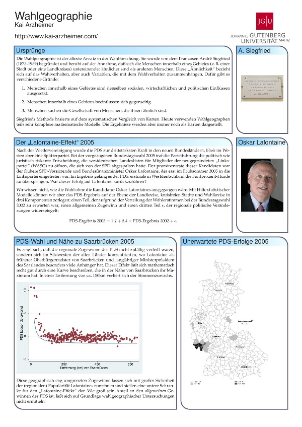 Quick and Fancy Conference Posters with beamer/beamerposter 1